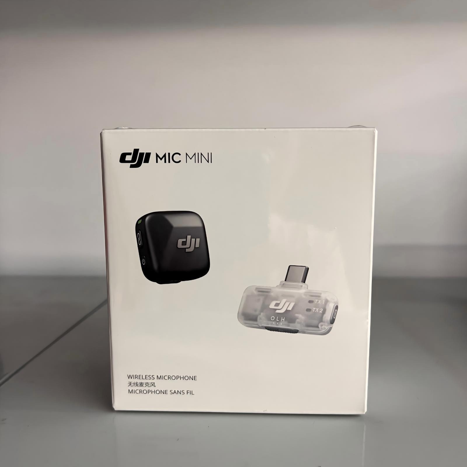 DJI Mic Mini Wireless Microphone Receiver for Mobile Phones (1TX+1RX)