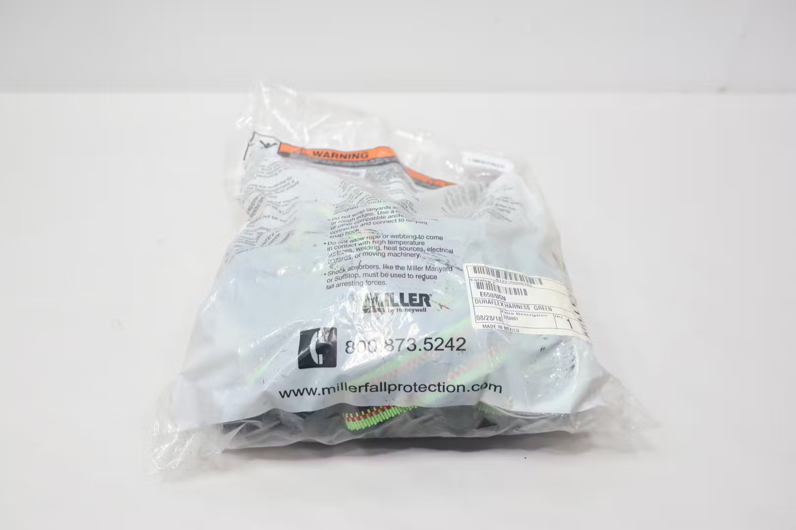 Miller E650/UGN Green Duraflex Harness