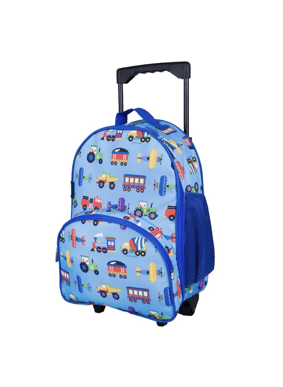 Wildkin Kids Rolling Luggage Carry-On Size for School Travel Backpack School