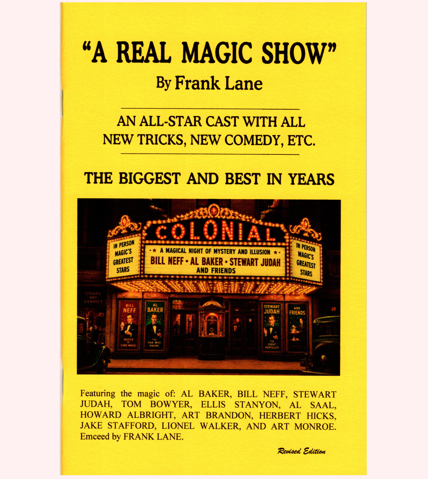 A Real Magic Show by Frank Lane + Al Baker, Bill Neff, Stewart Judah and more