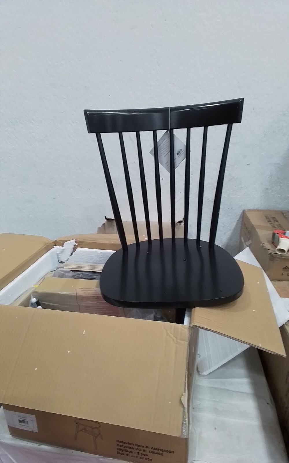 Safavieh PARKER SPINDEL SIDE CHAIR, Reduced Price 2172736857 AMH8500B