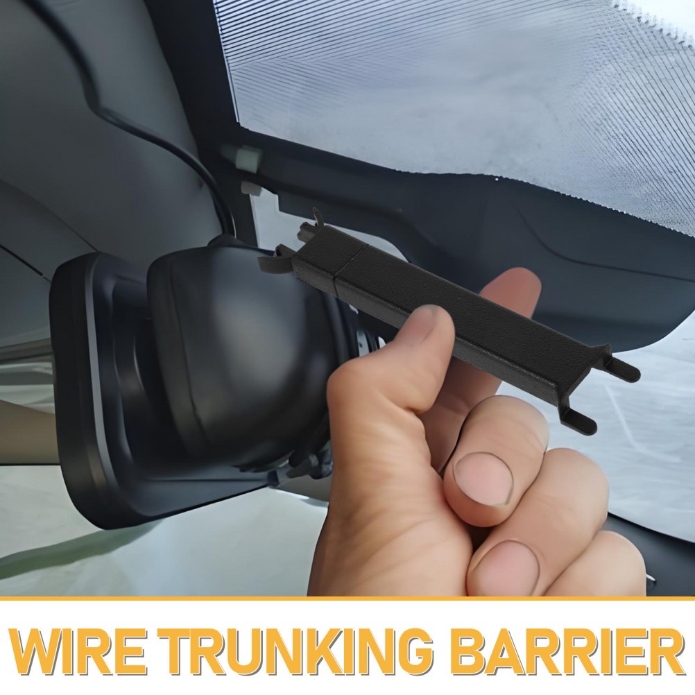 2 Pcs Back Panel Trunking Automotive Wire Loom Car Concealed Cover