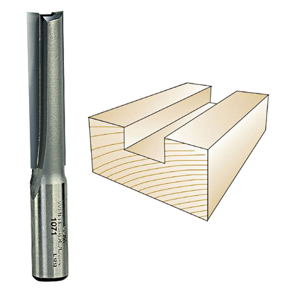 Whiteside Straight Bit, 1/2 in. SH x 1/2 in. CD x 2 in. CL