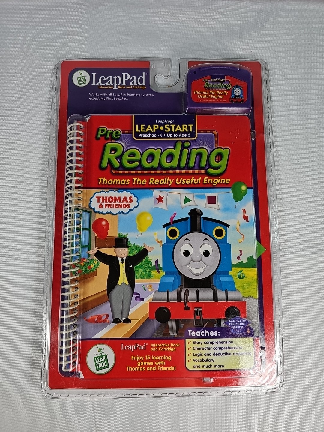 New Leap Pad THOMAS USEFUL ENGINE Book & Cartridge Grade PRE K Reading Storybook