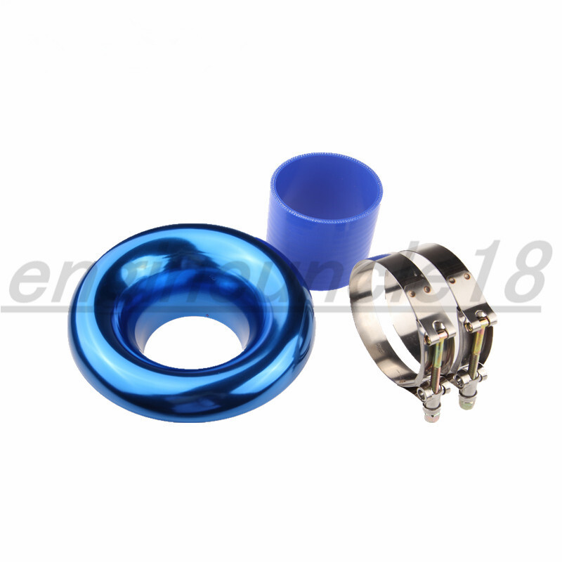 Universal 5" inch Velocity Stack For Cold/Ram Engine Air Intake/ Turbo Horn Blue