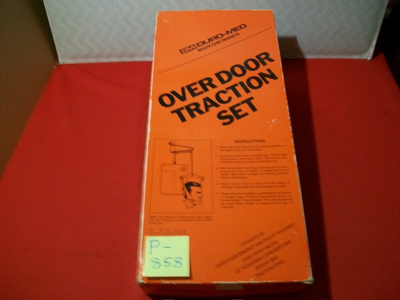 DMI DURO-MED OVER DOOR TRACTION SET #2014 20LB CAPACITY NEW IN ORIGINAL BOX VGC