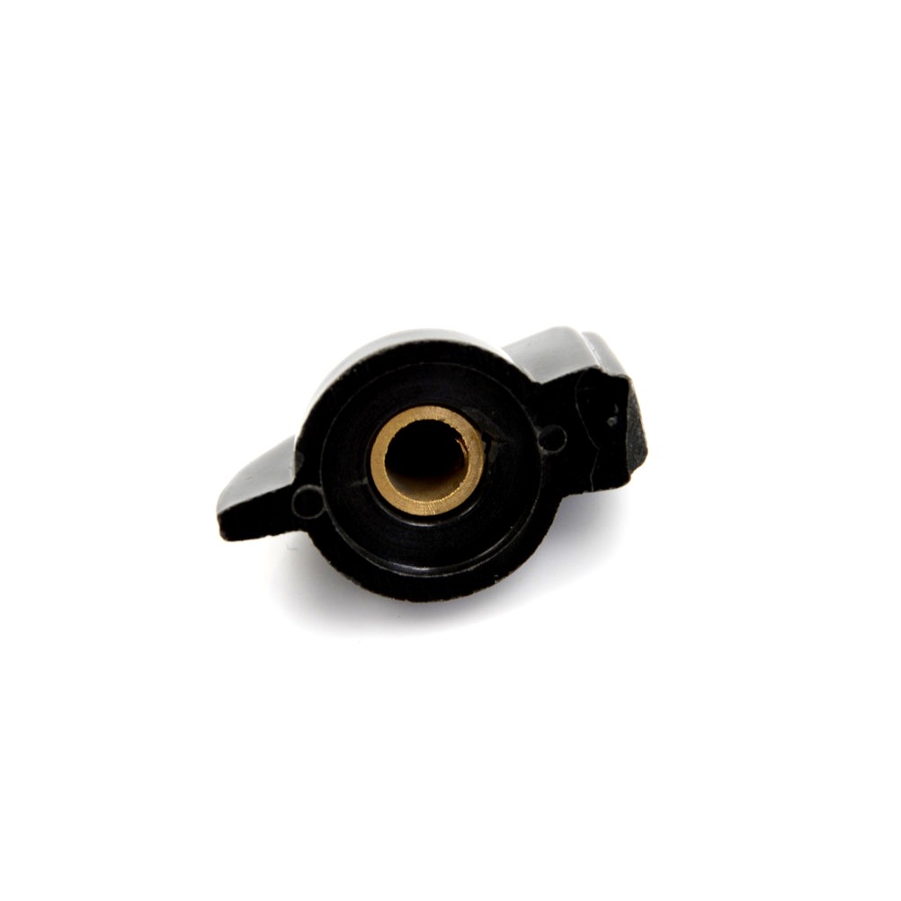 5 Pcs 6mm 15/64" Shaft Hole Dia Potentiometer Pot Pointer Knobs CapODMC