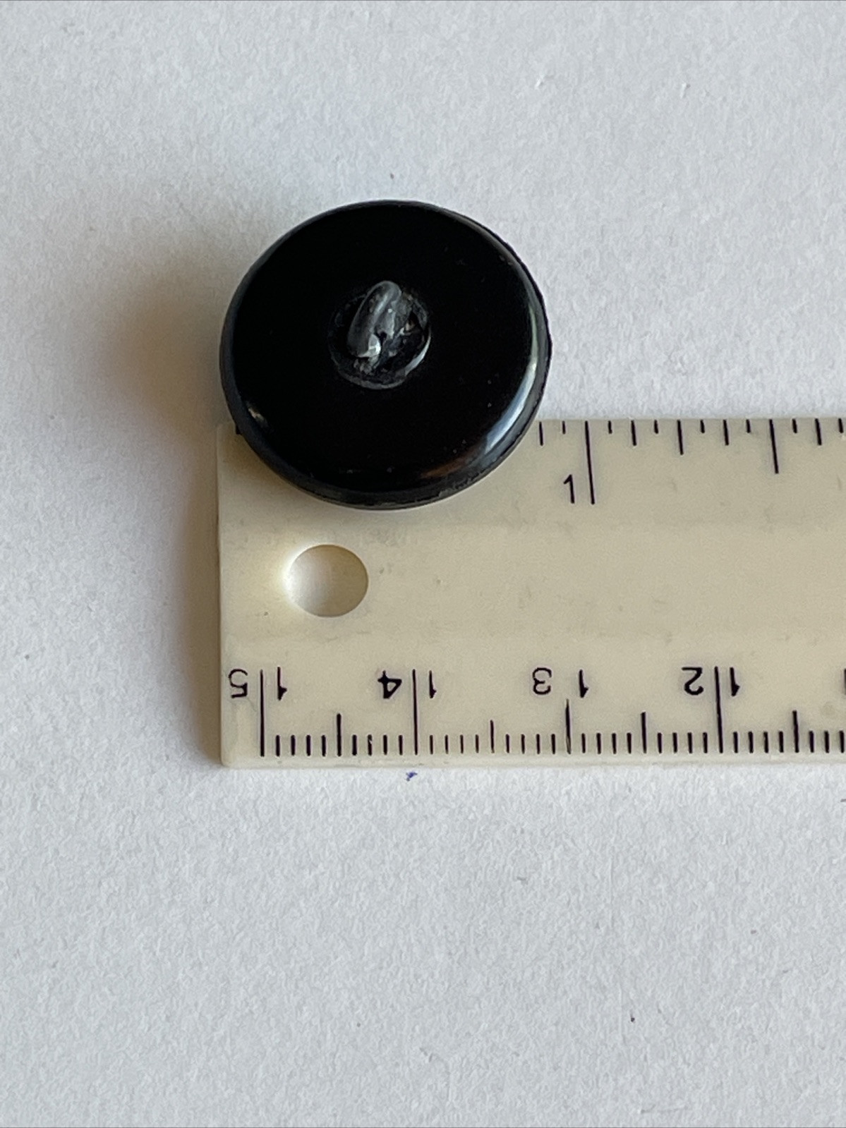 Vintage Black Nylon Eagle Military Uniform Button