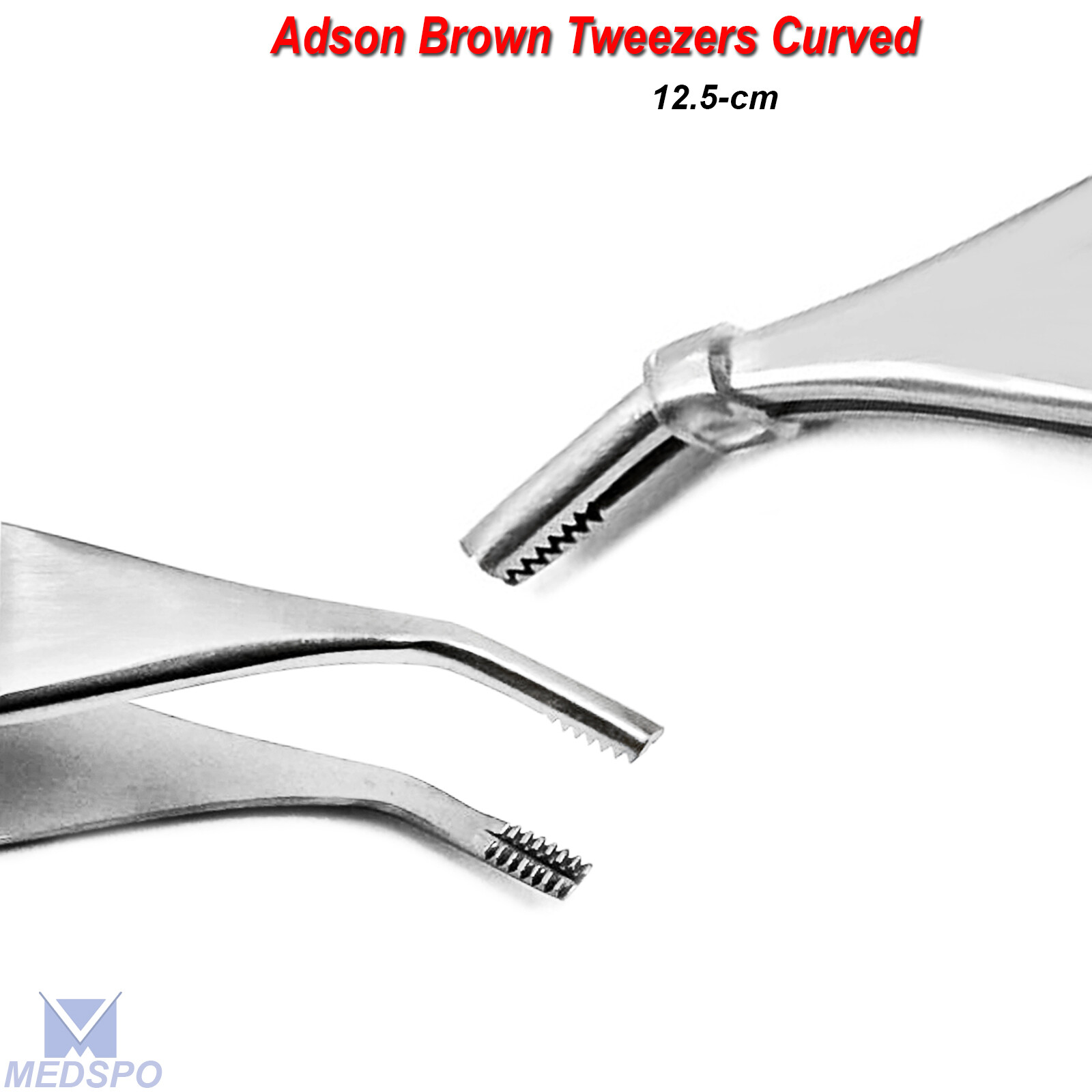 Adson Brown Tissue Thumb Tweezer Curved Dressing Forceps Surgical Instruments CE