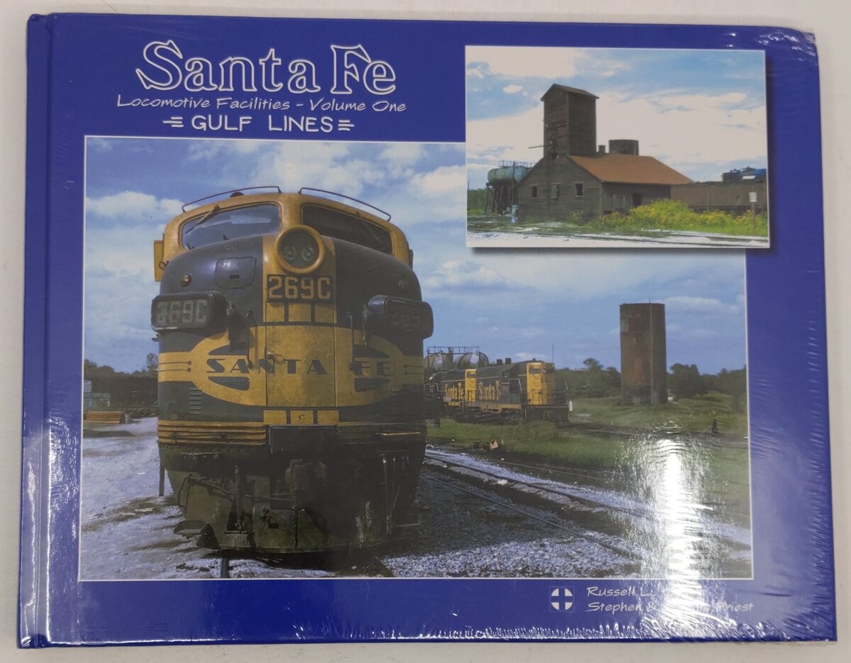 Santa Fe Locomotive Facilities Vol.1 Hardcover Book By Russell L. Crump MT