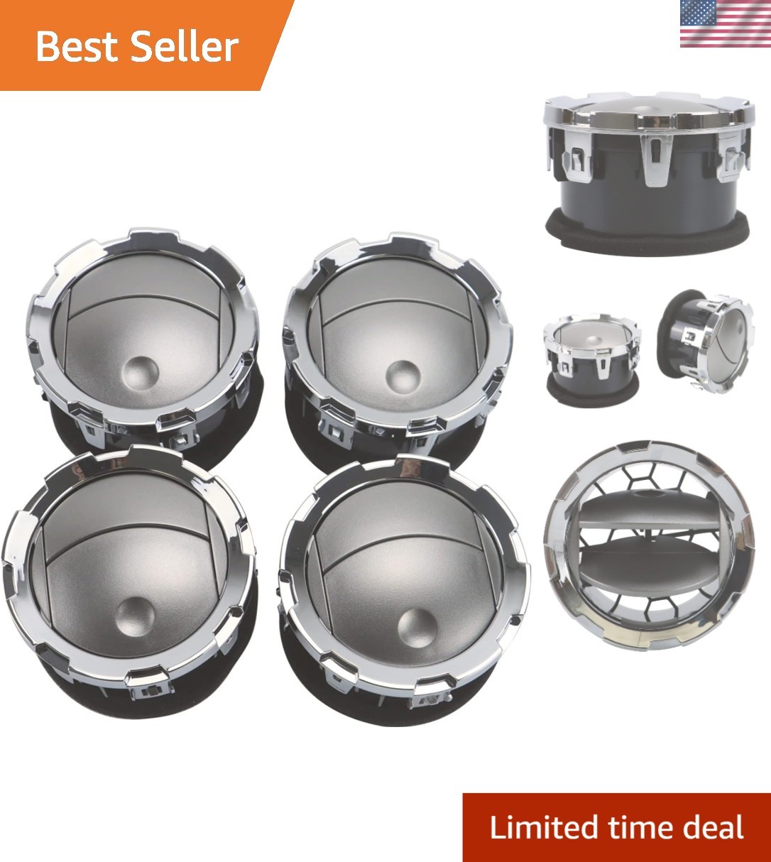 High-Quality 4PCS Dashboard AC Vent Replacement - F250 F350 F450 F550 Compatible