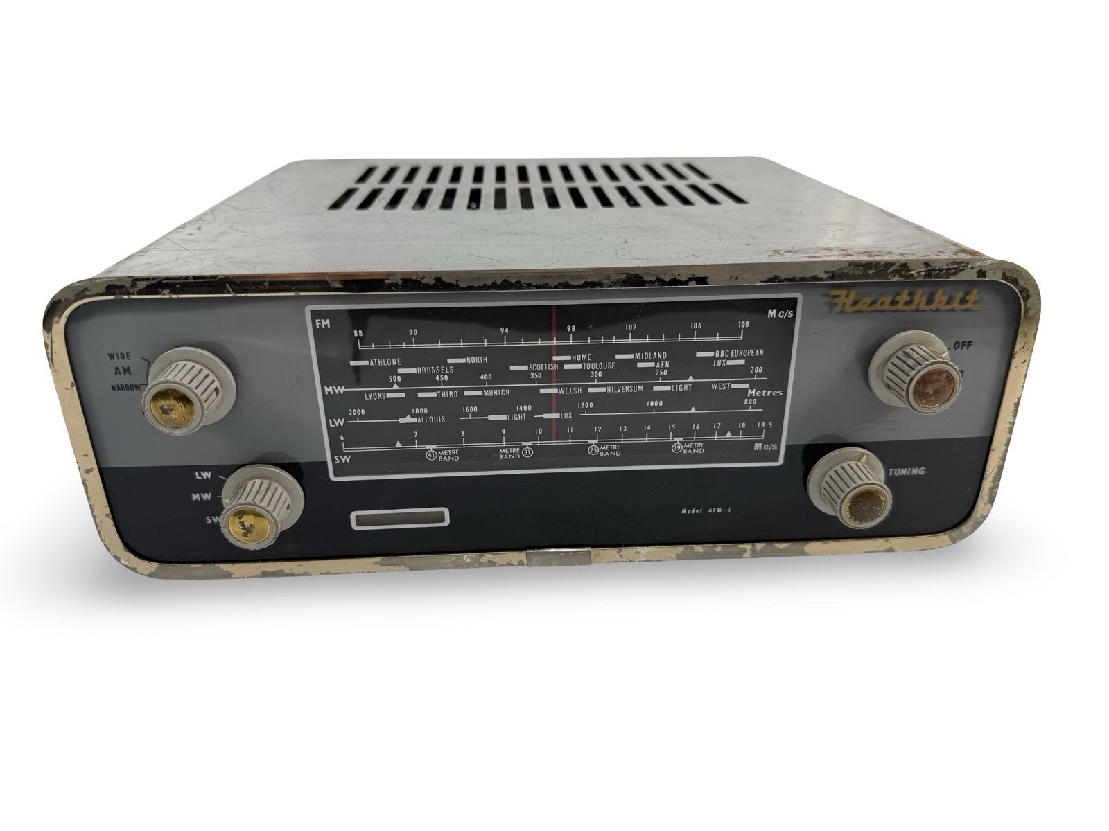 Heathkit valve Tuner model AFM-1