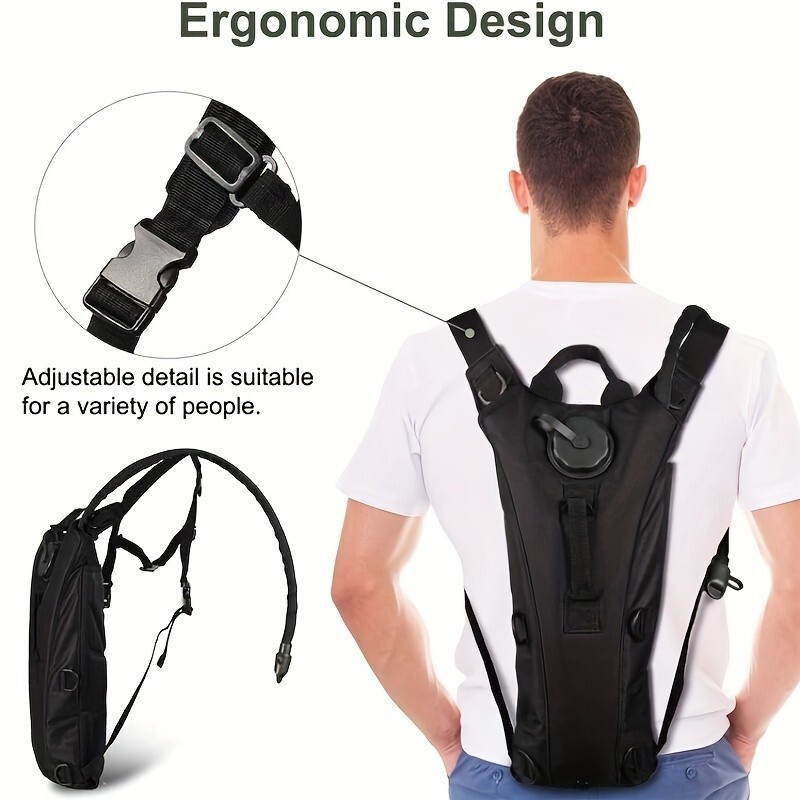Hydration Backpack 3L Water Bladder Bag Lightweight Pack Cycling Camping Hiking