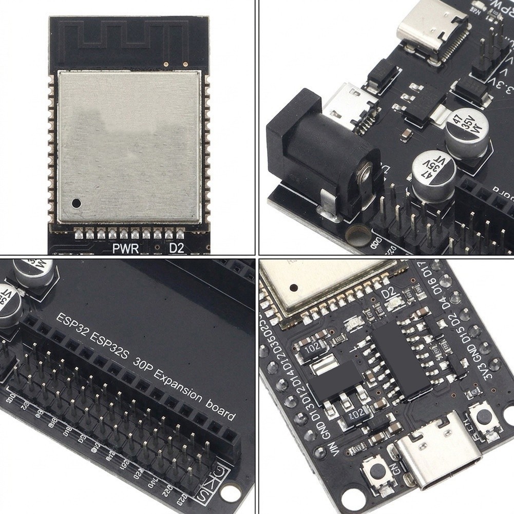 2pcs USB-C Development Board for ESP32 with WiFi Support for IoT Projects