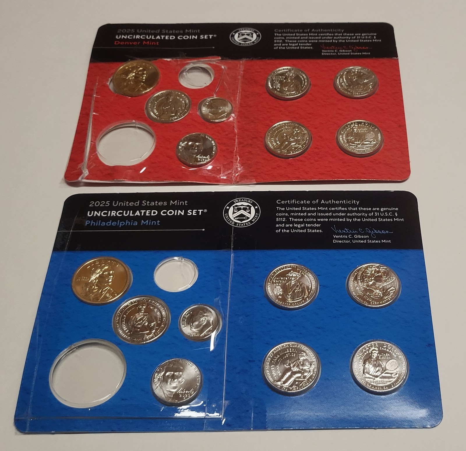 2025 P & D US Uncirculated Coin Set (No Penny Or Kennedy) Read , MINT SOLD OUT!!