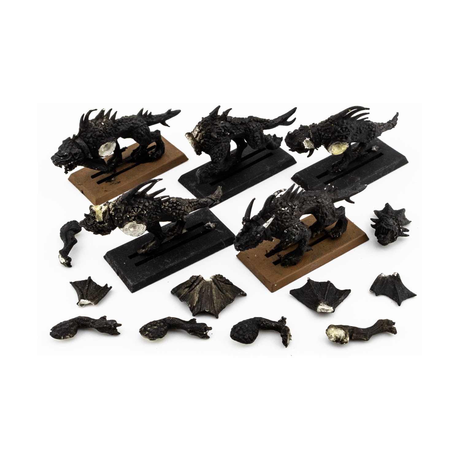 GW WHF Daemons of Chaos Metal Flesh Hounds of Khorne Collection #18 NM