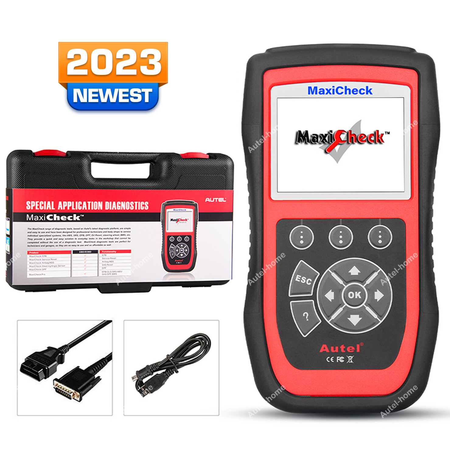 Autel MaxiCheck Pro ABS Brake Auto Bleeding OBD2 Scan Diagnostic Tool