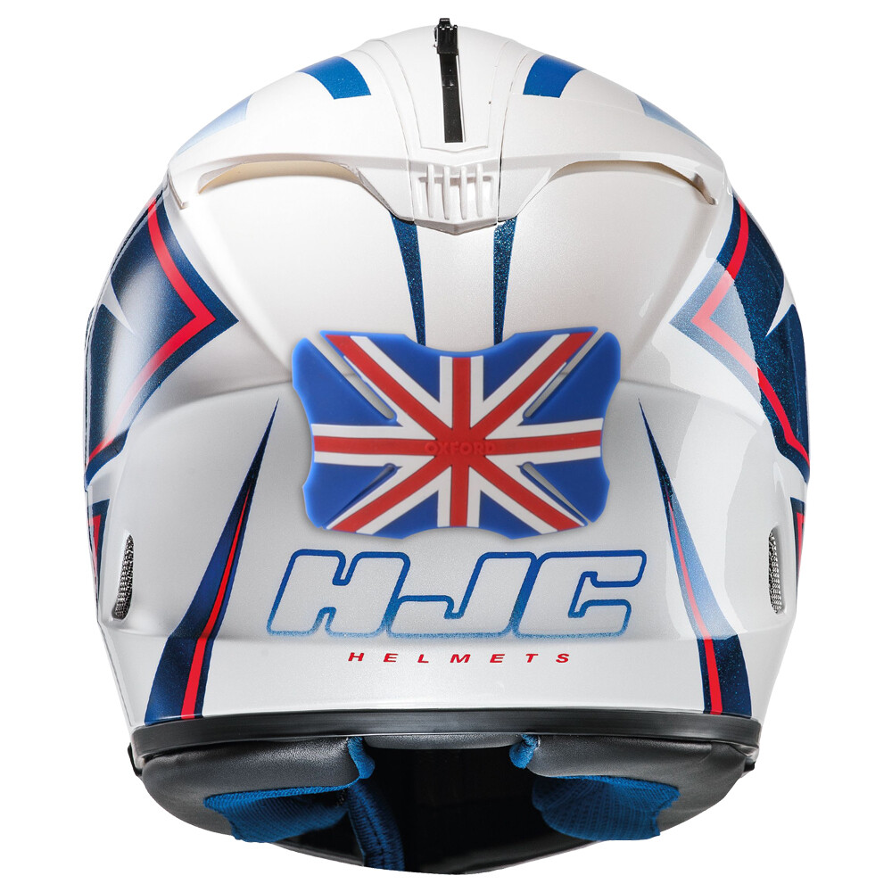 Oxford Helmet Bumper / Oxford Union Jack UK FLAG Helmet Bumper OX527