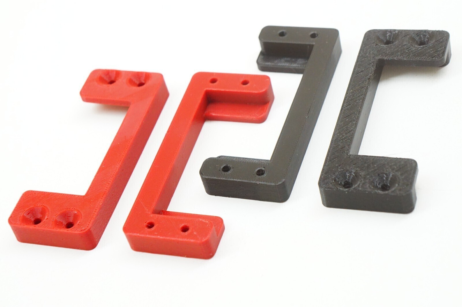 Wall Mount Hanger for Milwaukee Packout Storage - Mounting Cleats (Red/Blk)