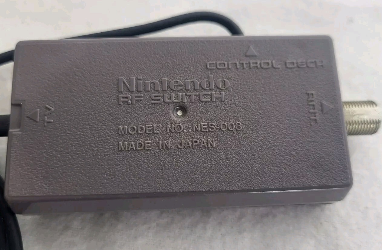 Nintendo NES SNES RF Adapter Vintage OEM