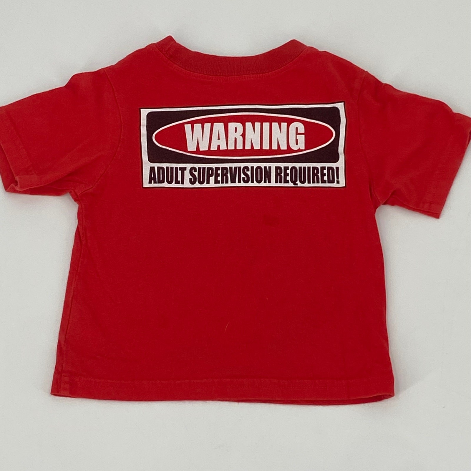 Place Caution construction t-shirt 6-9 months