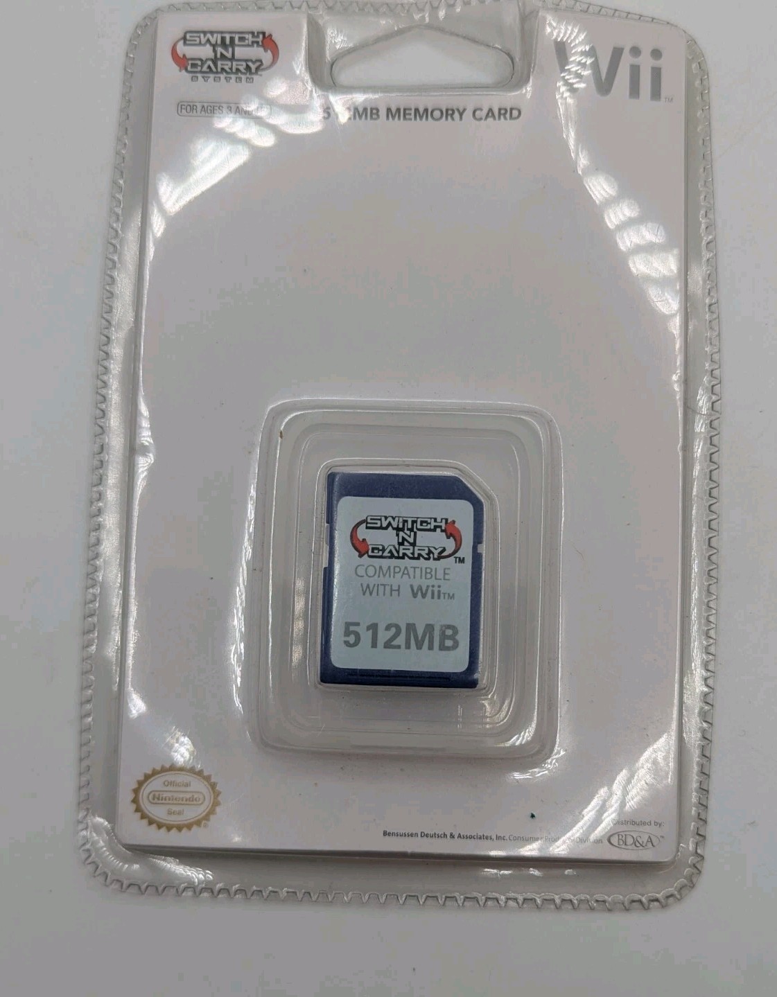 NEW Genuine Wii 512MB SD Expansion Card Licensed by Nintendo