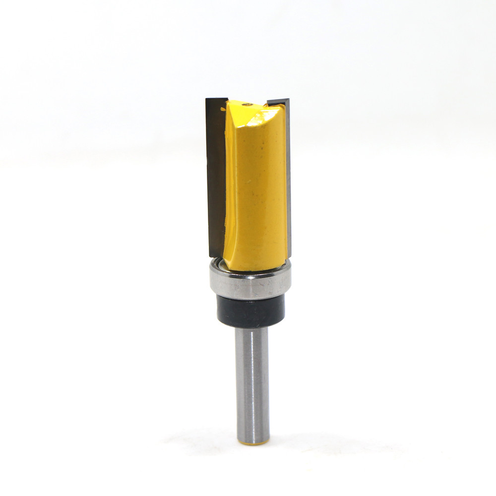 1Pcs 3/4" Diameter Flush Trim Template Router Bit 8mm Shank - Length 38mm
