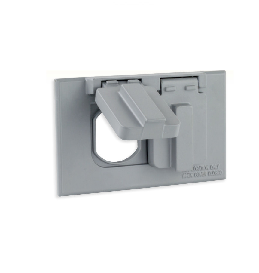 20 Pieces, Titan Technology TWCDH1G Gray Duplex Cover
