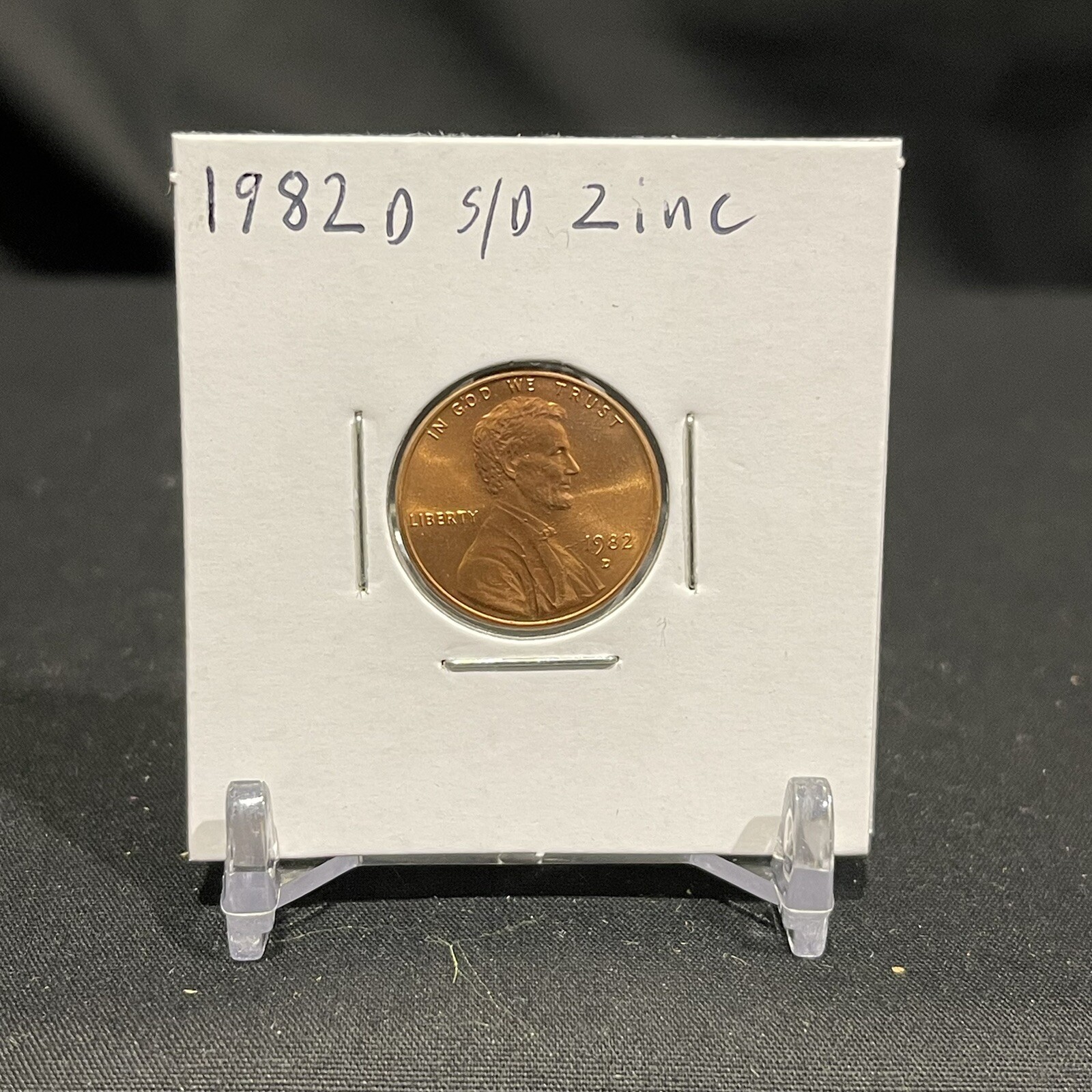 1982 D Small Date Zinc Lincoln Memorial Cent BU (HAND SELECTED FROM OBW)