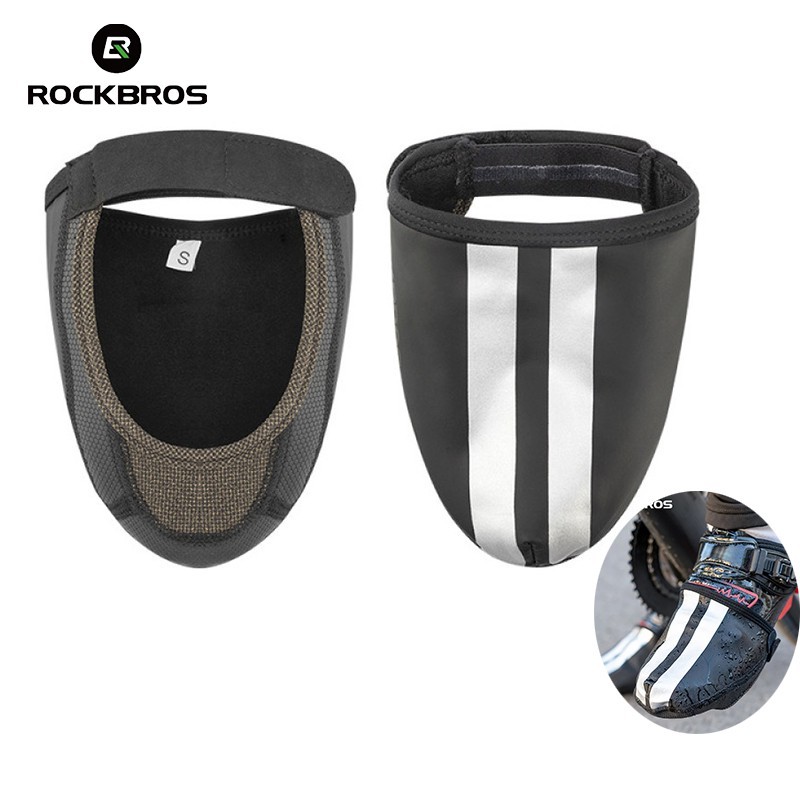 ROCKBROS Cycling Shoe Covers Thermal Toe Cover Warmers Waterproof Bike Overshoes