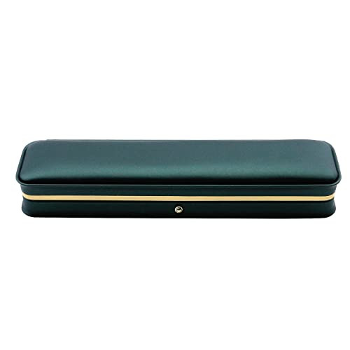 PU Leather Necklace Box Rectangle Blackish Green Bracelet Case Box Velvet