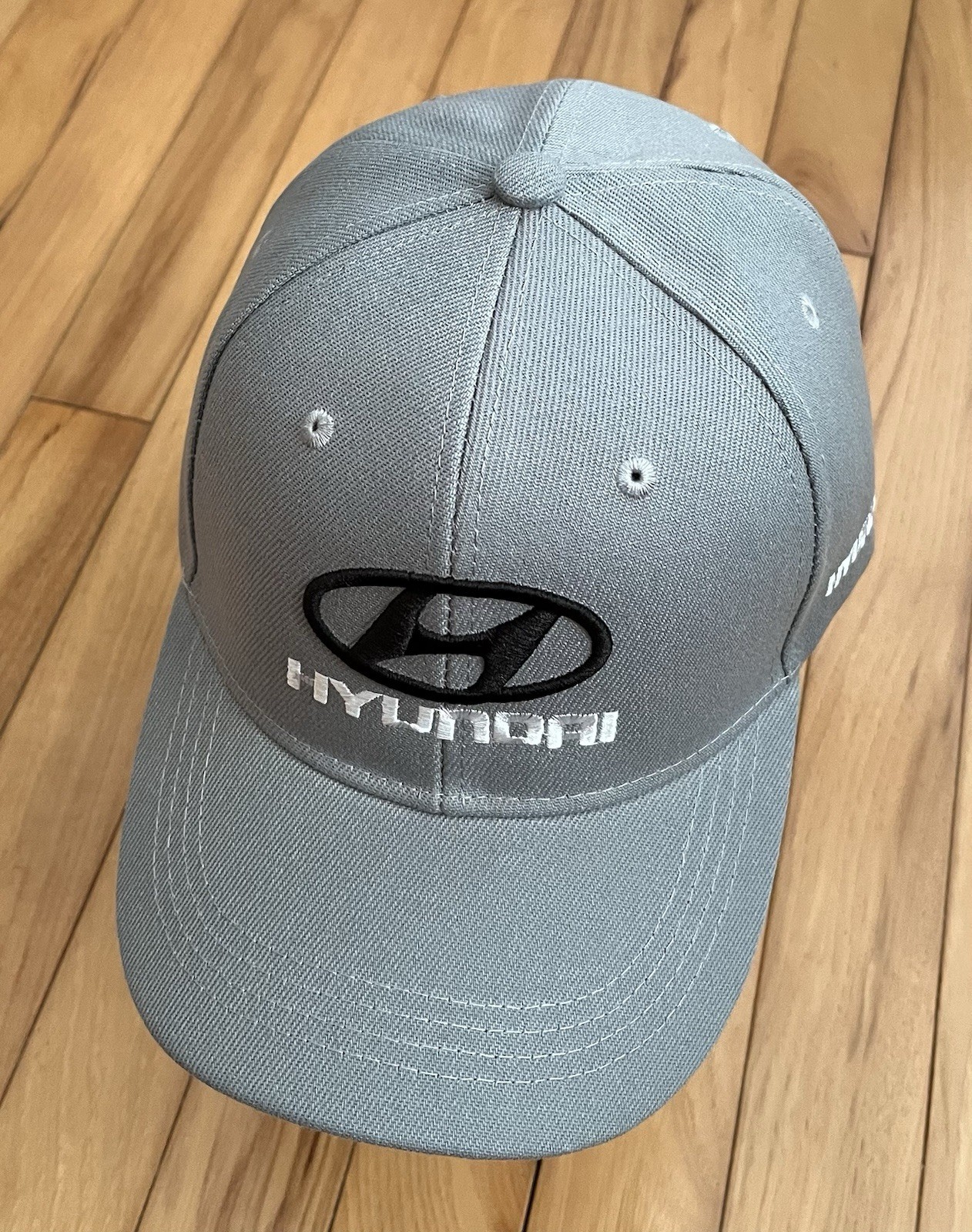 Auto Hyundai Embroidered Symbol Baseball Cap(Gray) Hat Men Women Outdoor Sports.