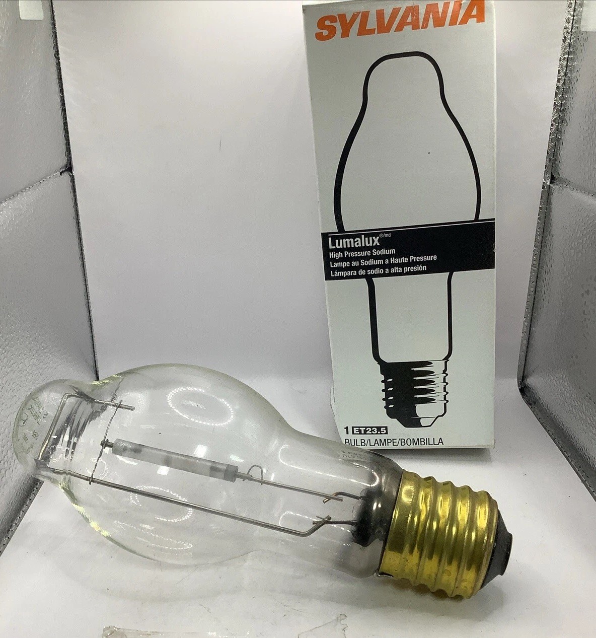 Sylvania ET23.5 Lumalux High Pressure Sodium 70 Watt Bulb