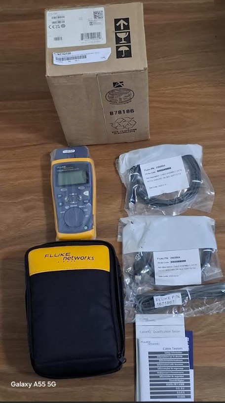 Fluke Networks CableIQ CIQ-100 Ethernet Network Cable Qualification Tester