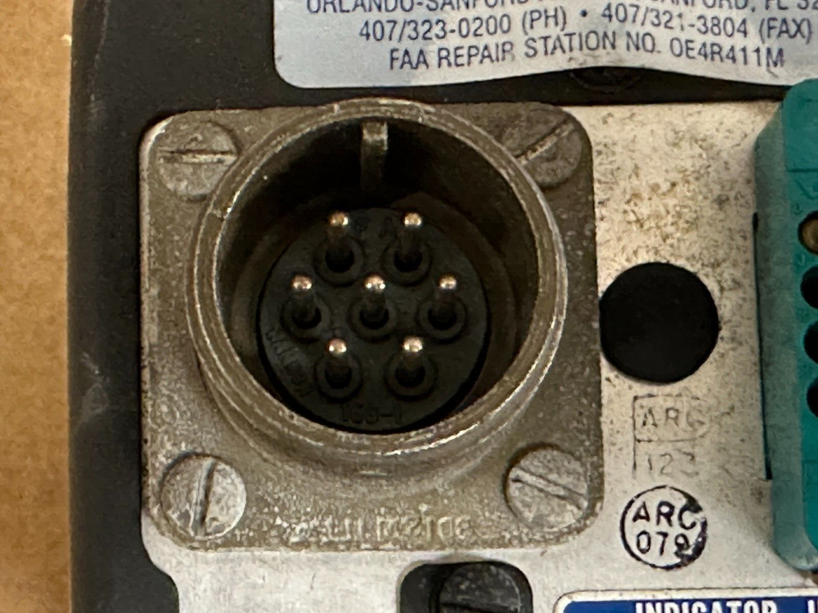 ADF Indicator P/N 40980-1001 As Removed