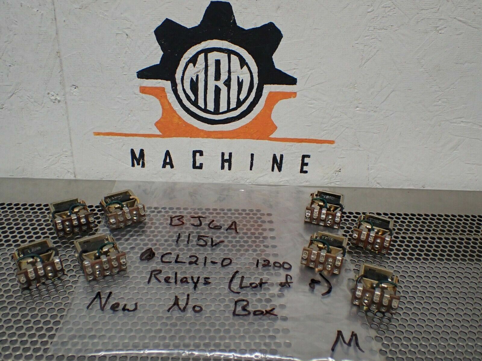 BJ6A 115V CL21-0 1200 Relays New Old Stock (Lot of 8) Fast Free Shipping