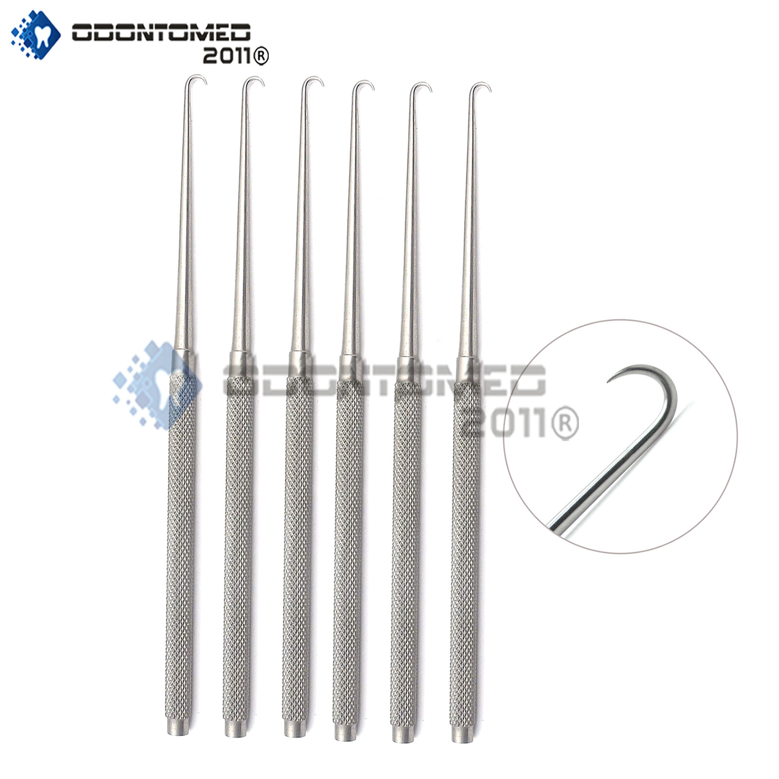 6 Joseph Skin Hook  Single Prong Dermal Surgical Instruments