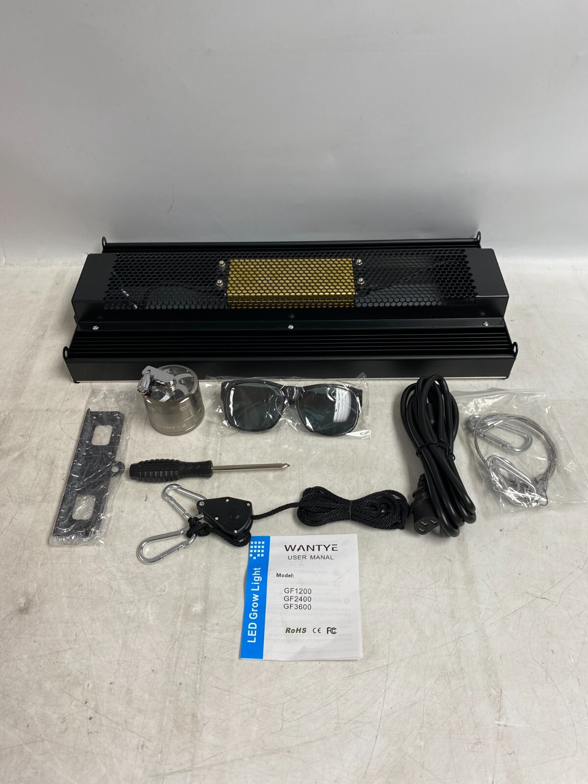 WANTYE LED Waterproof Grow Lights for Indoor Plants Bundle