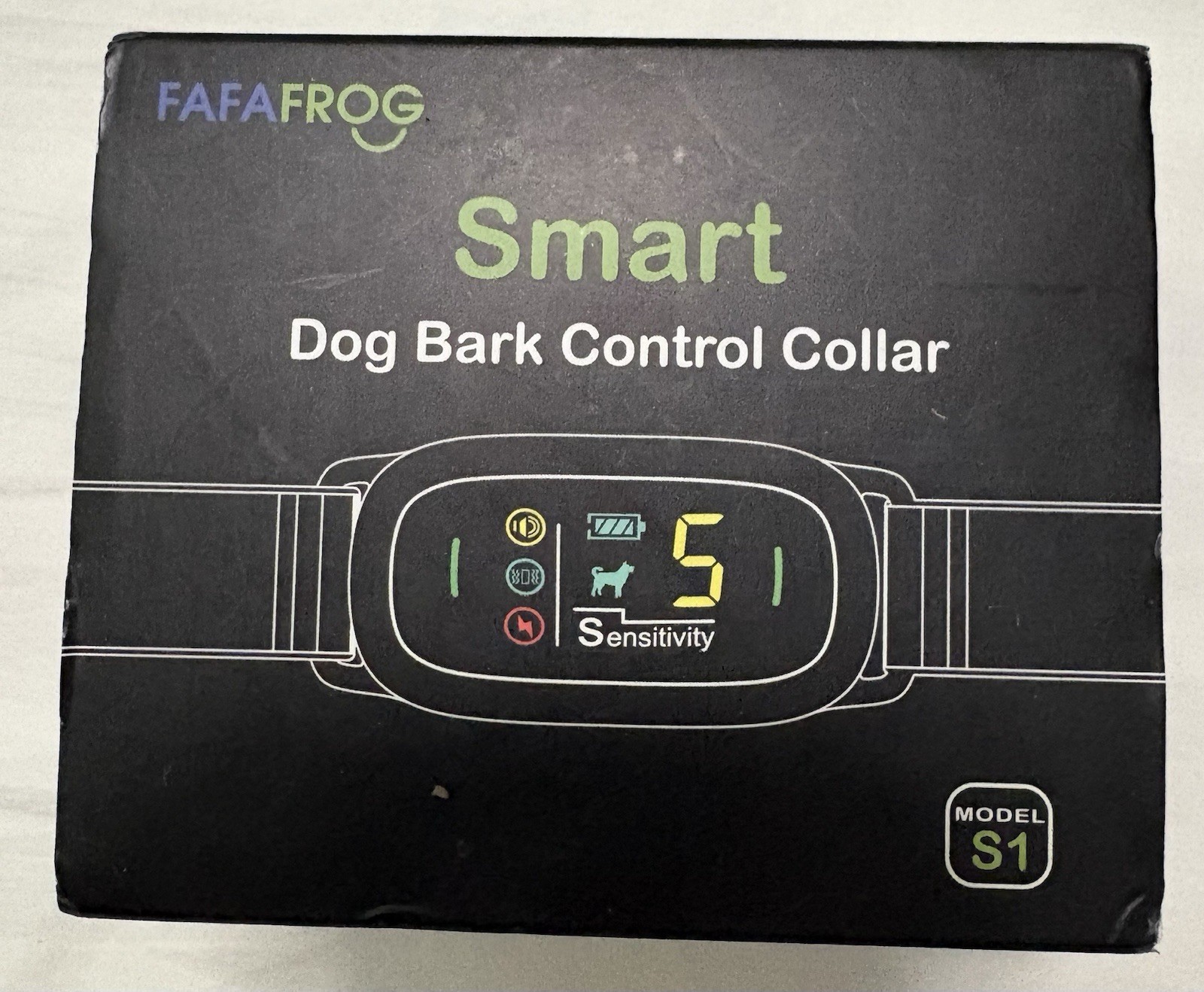 Fafa Frog Smart Dog Bark Control Collar Adjustable, New Model S1