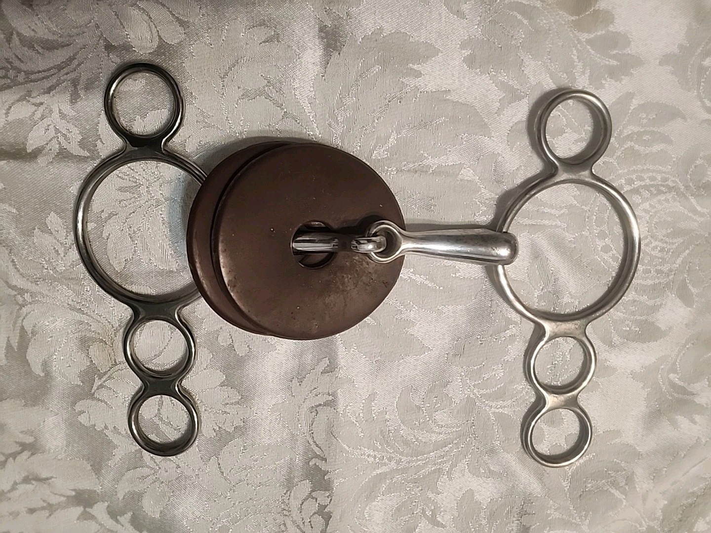 Centaur Horse bit 3 ring Stainless Steel 5.5" bit, offers flexibility  & control