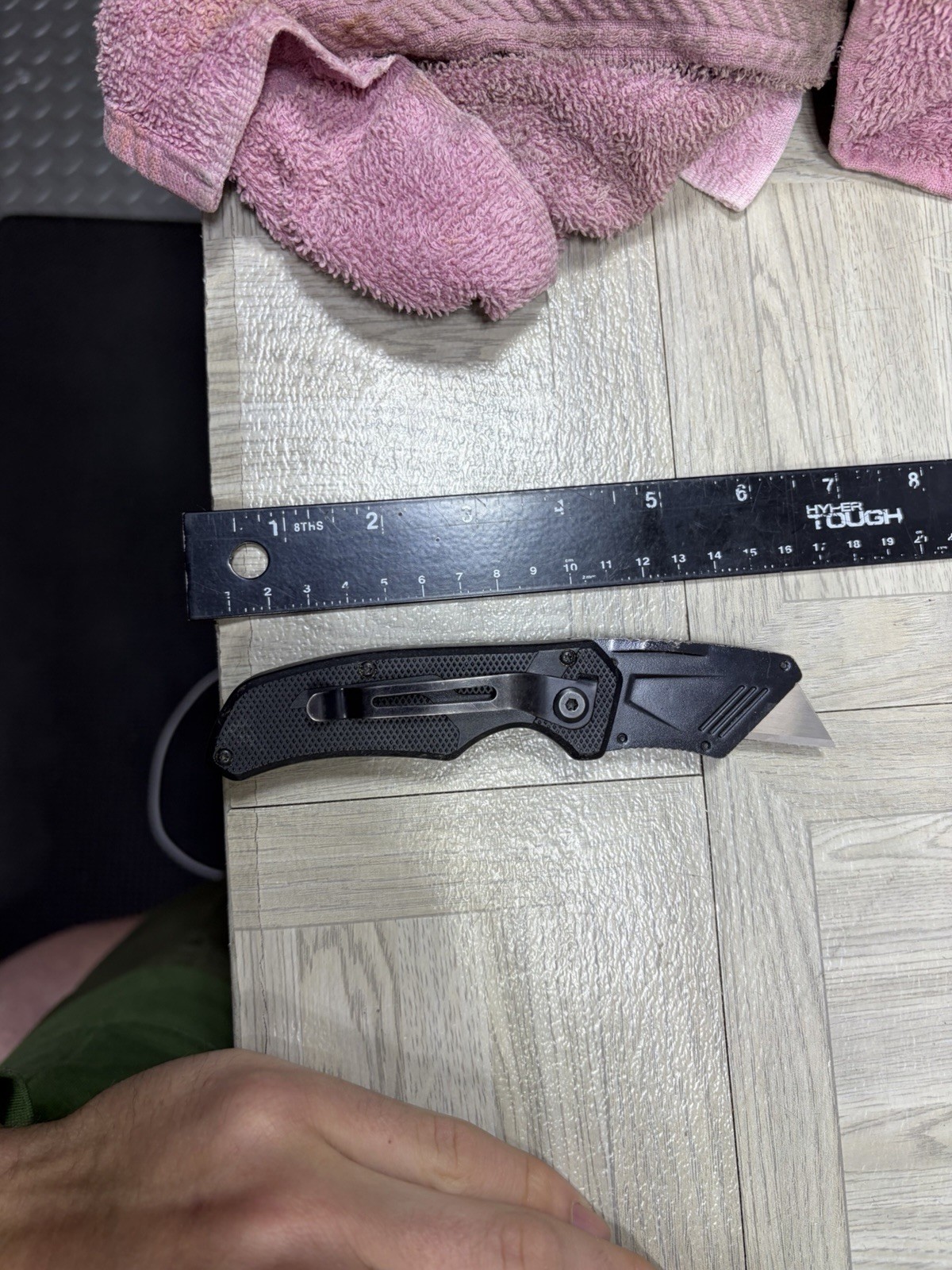 Kobalt Tools Folding Box Knife Black Box Cutter Sharp