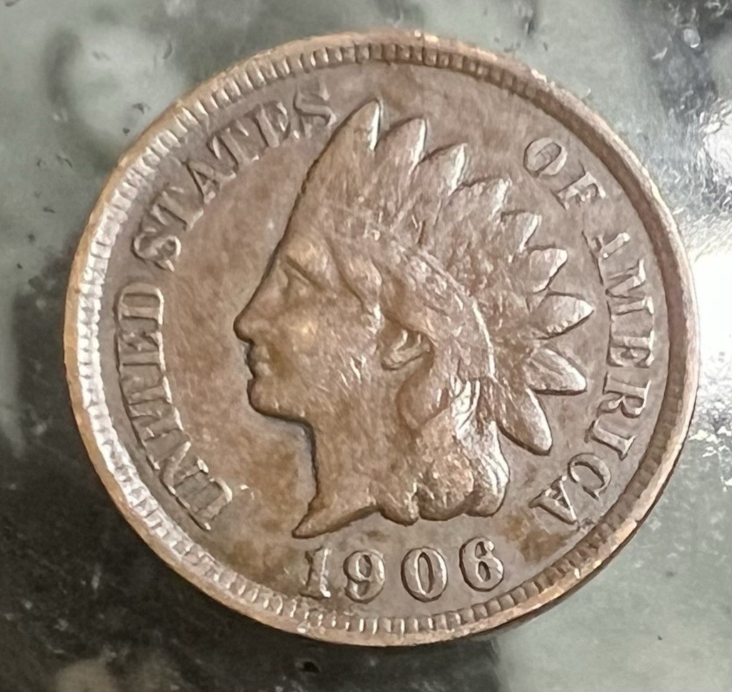 1906 INDIAN HEAD CENT VF
