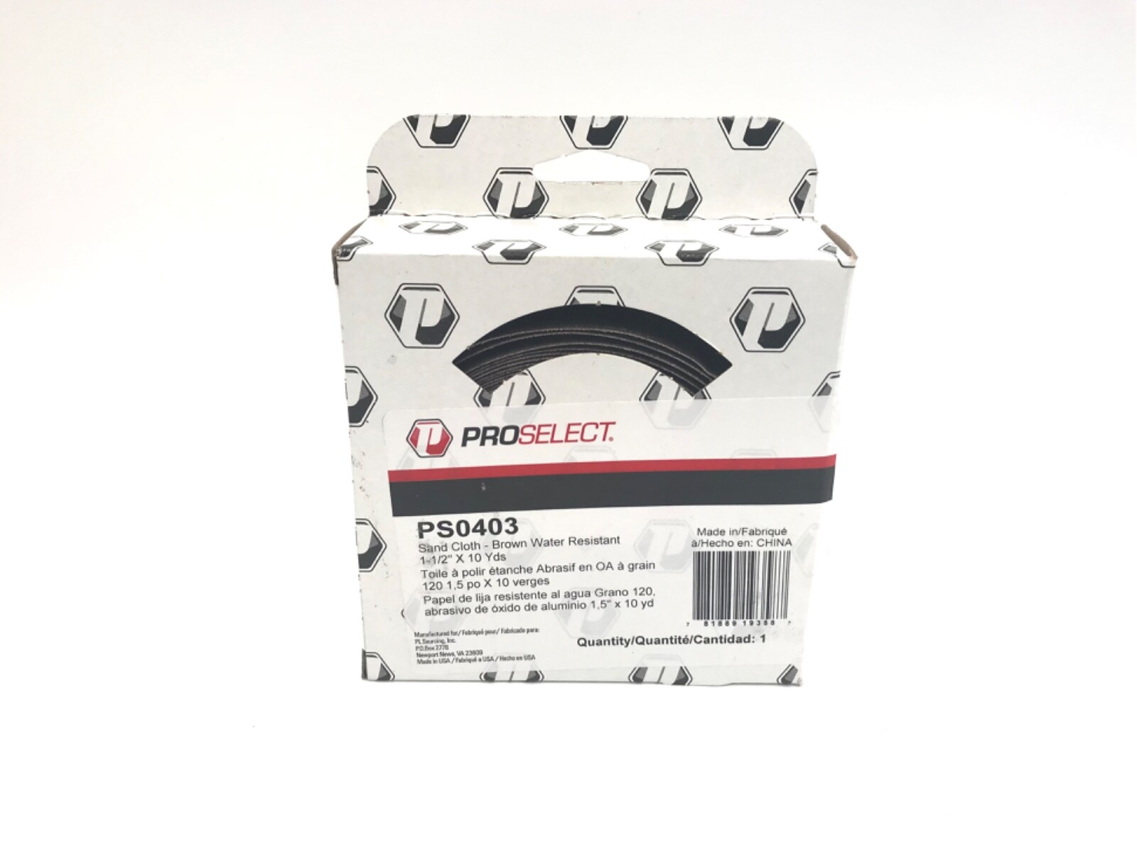 PROSELECT 1.5 in. x 10 yd. Water Resistant Brown Sand Cloth PS0403  - NEW