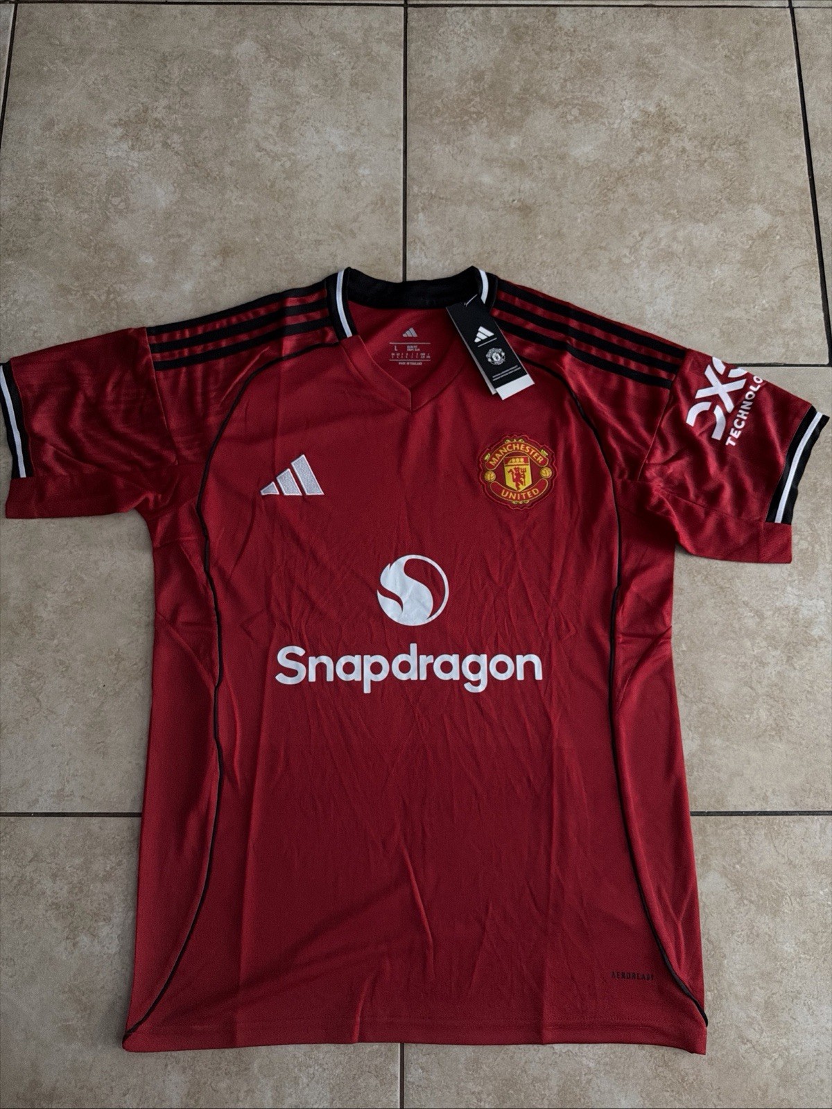 Adidas Manchester United Men’s Home 25-26 Jersey Size L
