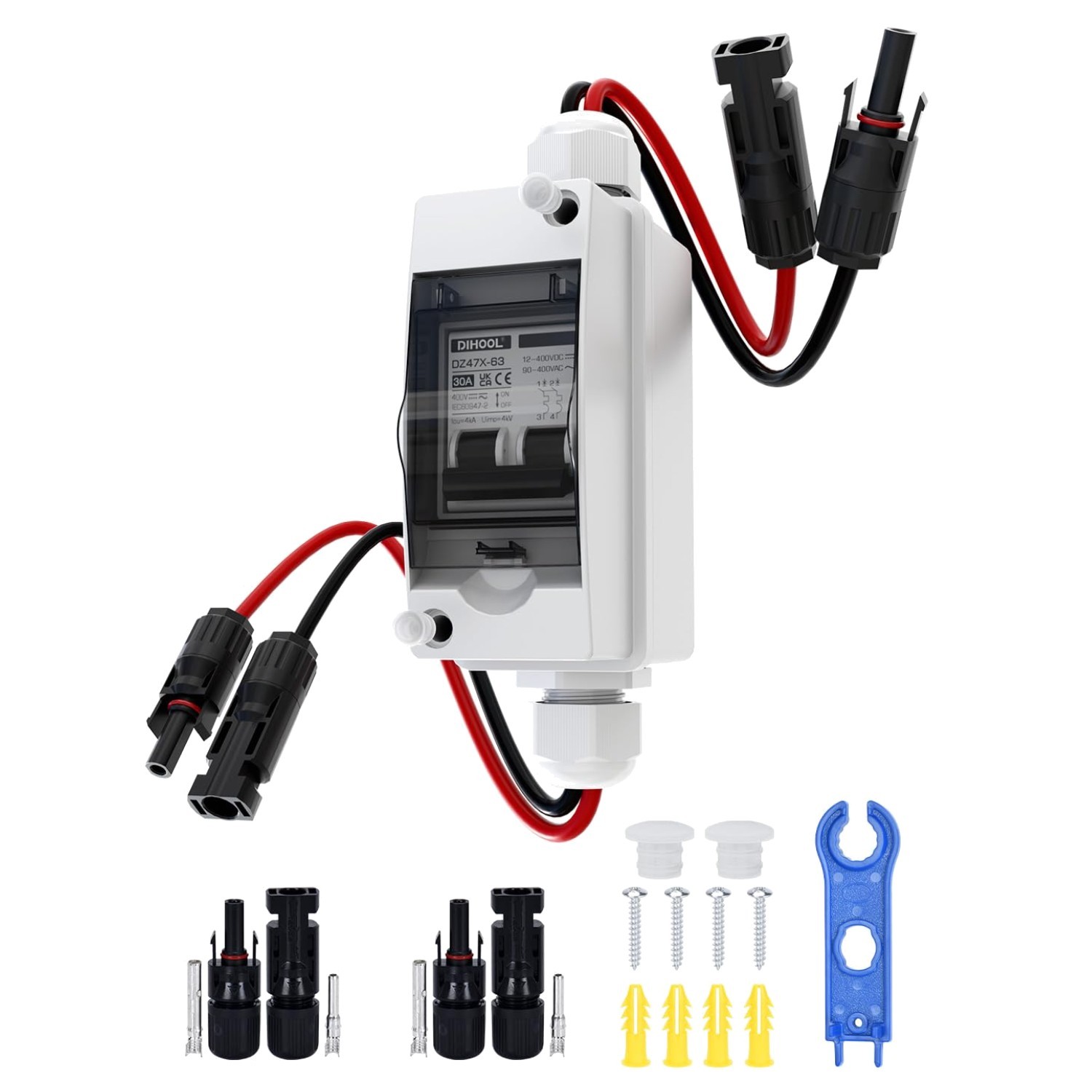 Battery Cutoff Isolator 12V-400V AC Outdoor
