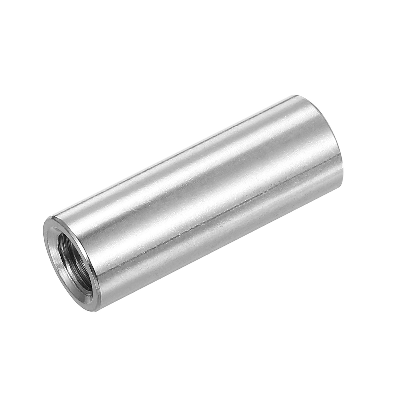 M12x1.75mm Round Coupling Nuts, 5 Pcs 50mm Stainless Steel Connector Nut
