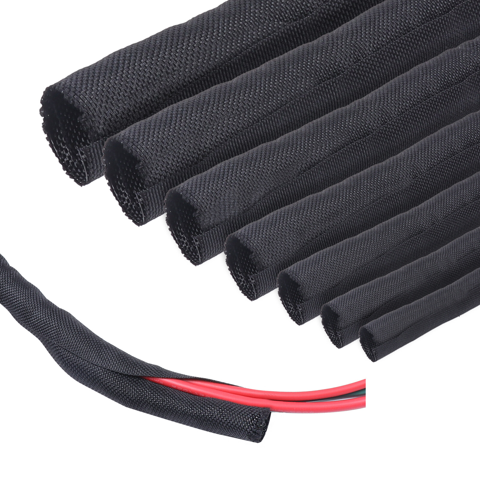 Cord Protector Wire Loom Tubing Cable Sleeve Split Harness Wrapping Lot