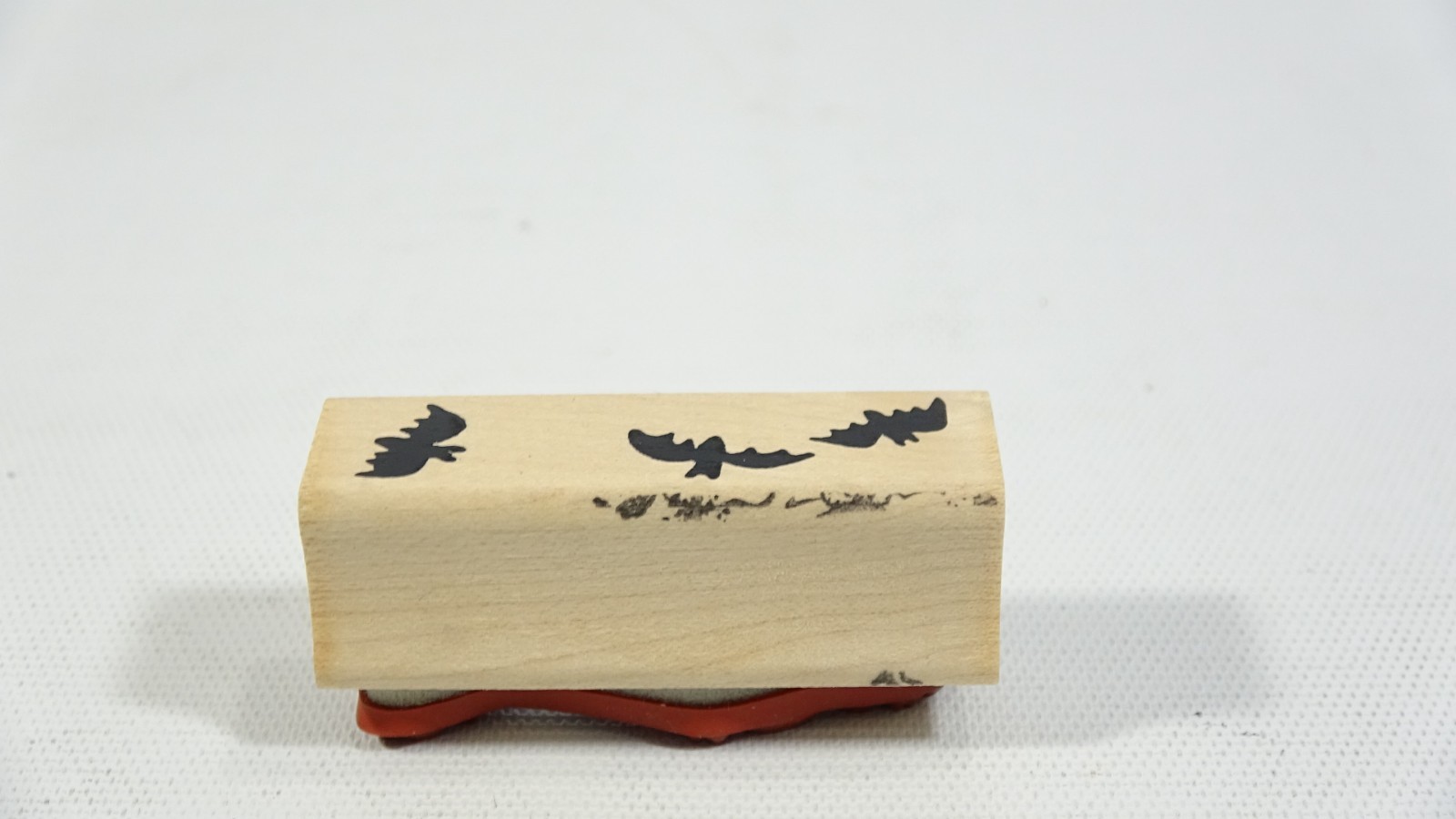 Savvy Stamps 3 Bats Flying Rubber Stamp