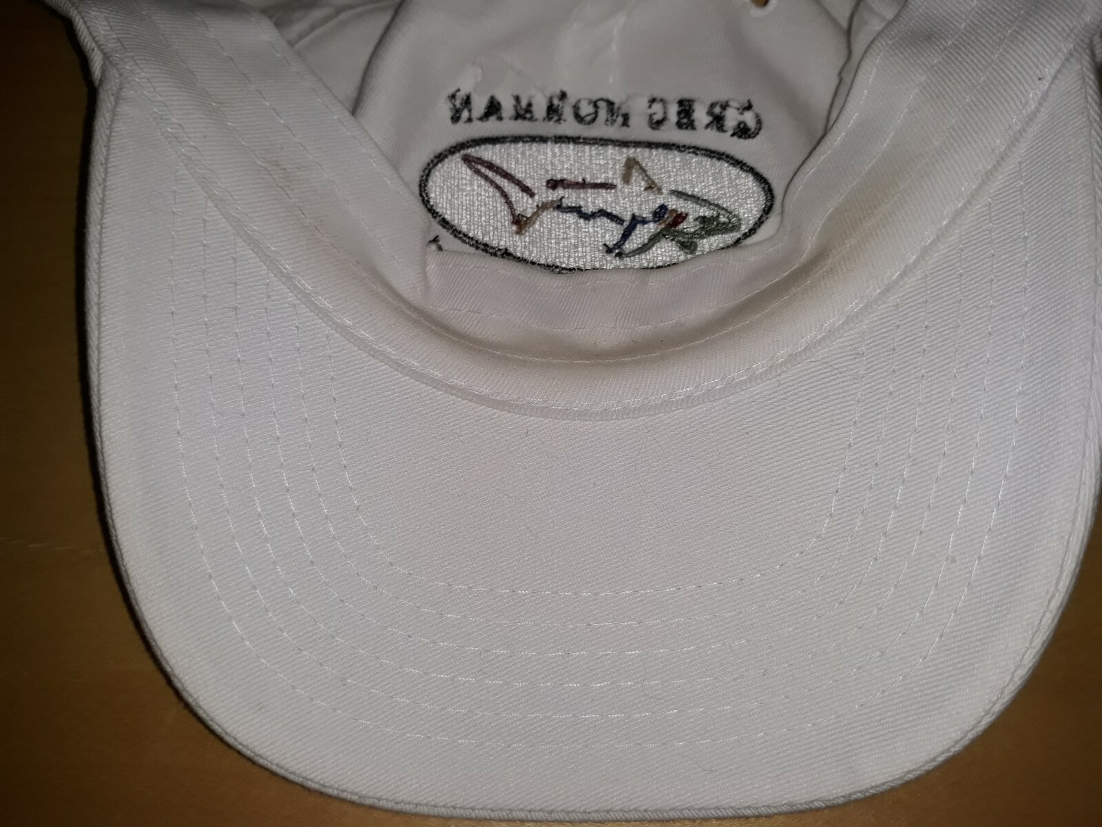 Greg Norman Golf Course Design Shark Logo Golfer Baseball Cap Buckle Adjustable
