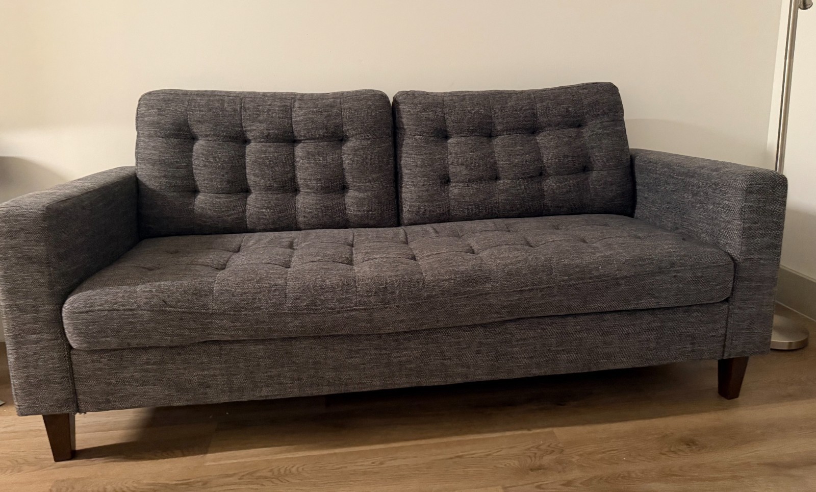 Milton 76" Square Arm Sofa by Mistana